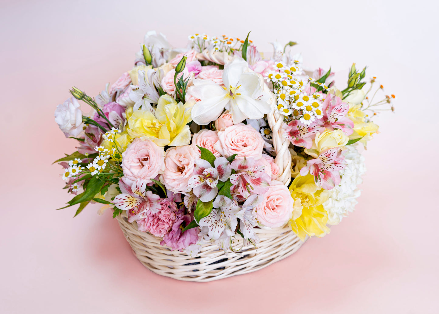 Blooming Arrangement in a basket