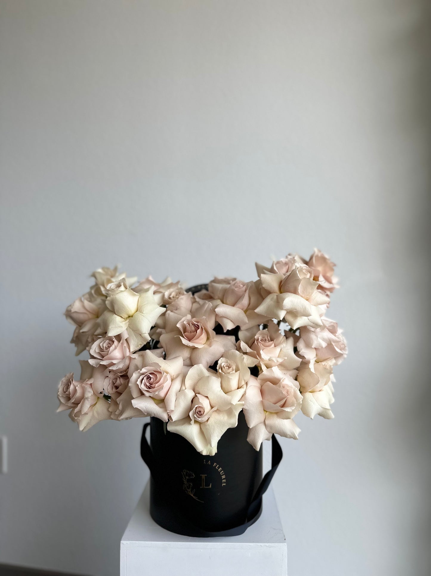 Quicksand Beige Roses Arrangement