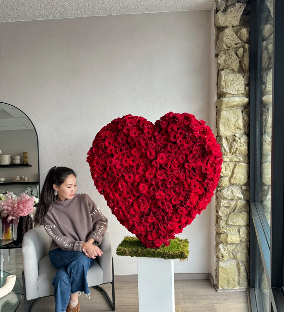 Wonderful Love - Standing heart (Large size)